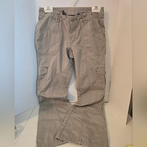 Vintage Harley Davidson Cargo Style Beige Jeans Women's Size 2